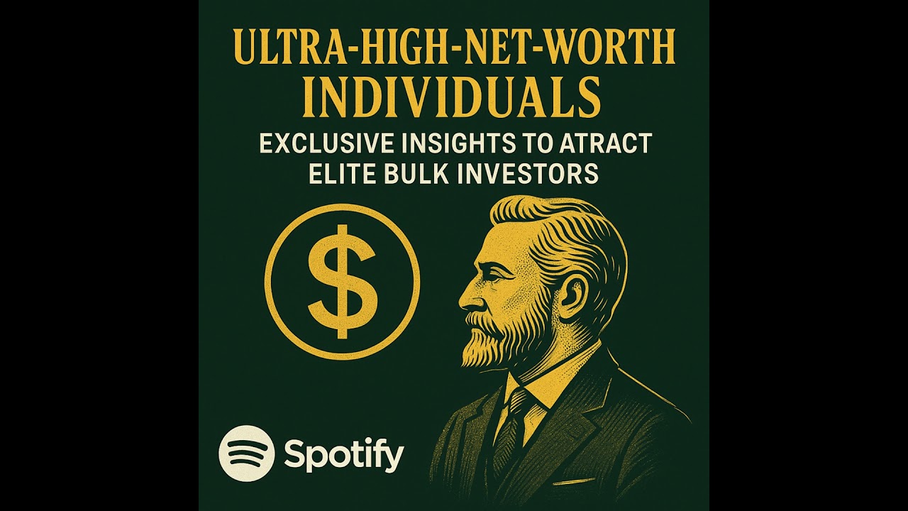 🎙️ Ultra-High-Net-Worth Individuals: Exclusive Insights to Attract Elite Bulk Investors