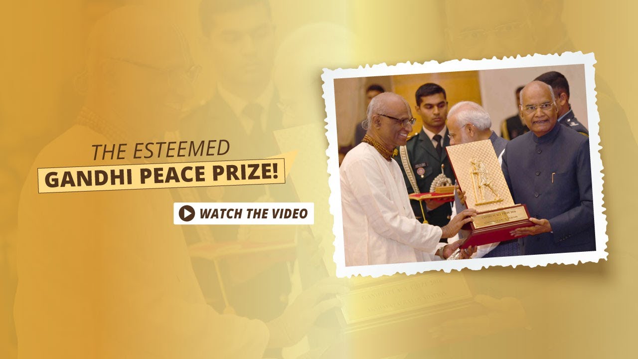 Akshaya Patra conferred with the Gandhi Peace Prize,2016 | TAPF ...