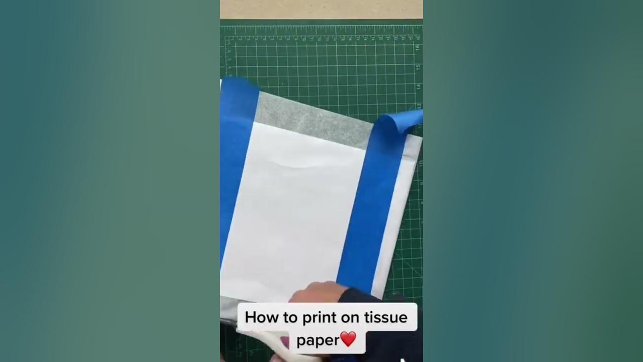 SMALL BUSINESS 101: How to Make Custom Tissue Paper at Home (cheap) 