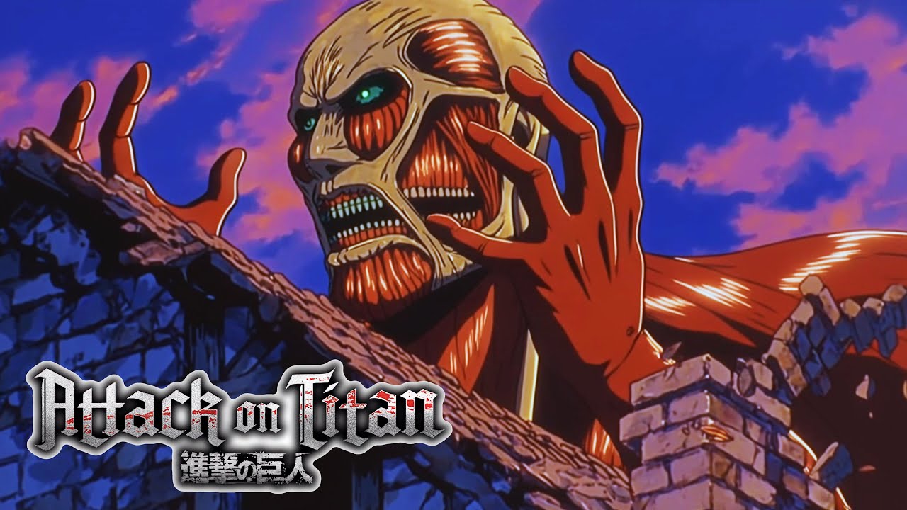 Attack on Titan 90s Retro Anime Style