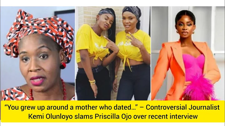 “You grew up around a mother who dated…” –Controversial Journalist Kemi Olunloyo slams Priscilla Ojo