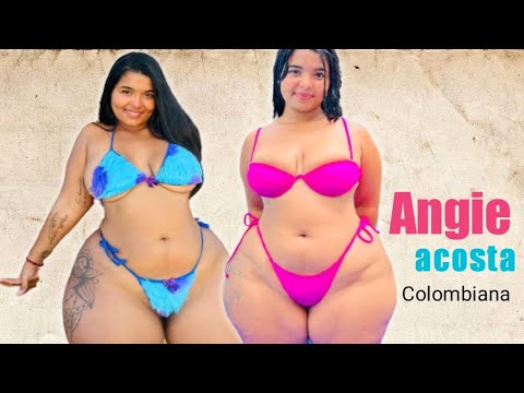 Colombian Natural Curvy Thick Plus Size Model ANGIE VANESA TORO ACOSTA
