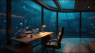 Deep Work Music 🌊 Underwater Office | Ocean Ambience for Focus & Productivity