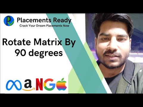 Rotate Matrix by 90 Degrees Anticlockwise