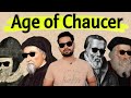 Age of geoffrey chaucer in  hindi history of english literature