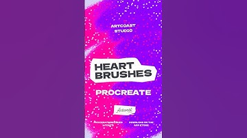 Heart Brushes for Procreate #procreatebrushes
