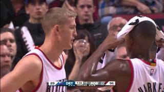 Marcus Morris Flagrant Foul On Mason Plumlee (Flagrant 1)