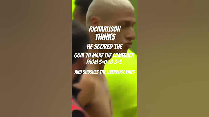 Richarlison shushes Liverpool fans… #soccer #football #edit