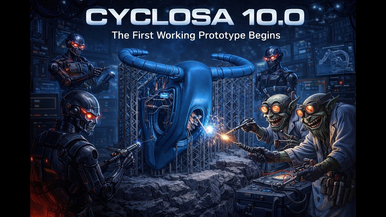 CYCLOSA 10.0 ⚙️ The First Working Prototype Begins - YouTube