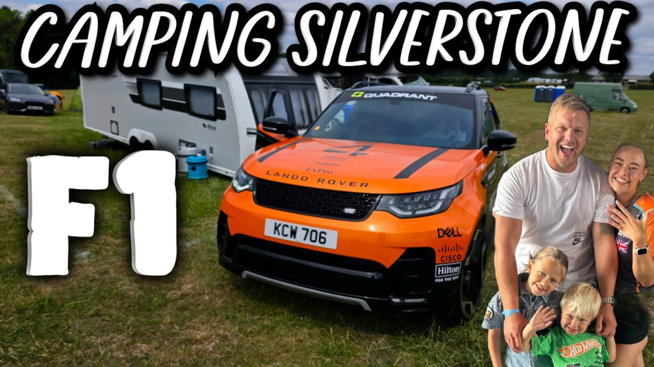 CAMPING AT SILVERSTONE F1!! | WEST END PADDOCKS