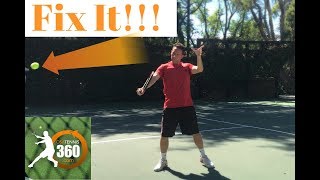 How to Fix Your Backhand Volley in 5 Minutes or Less | Backhand Volley Technique |