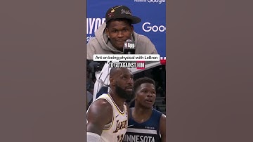 Anthony Edwards Clowns LeBron After Mike Conley Blocks Him 😂 | Hilarious Reaction!