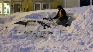 After Blizzard in Saskatchewan, Saskatoo Nov 11, 2020, saskatoon! SNOWSTORM In Canada 2020 | YXE