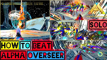 How to Beat The ALPHA OverSeer Boss Fight Ark Mobile | Ark : Ultimate Mobile Edition