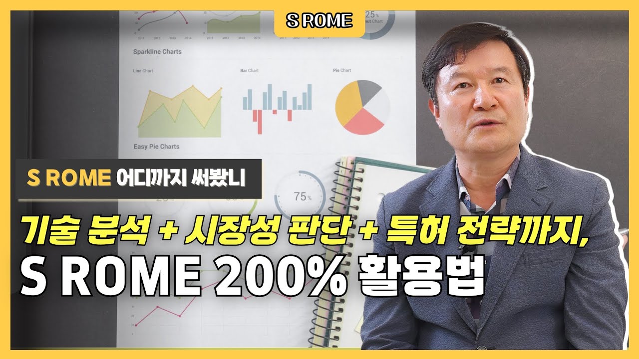 기술 분석, 시장성 판단, 특허 전략까지! S ROME 200% 활용법