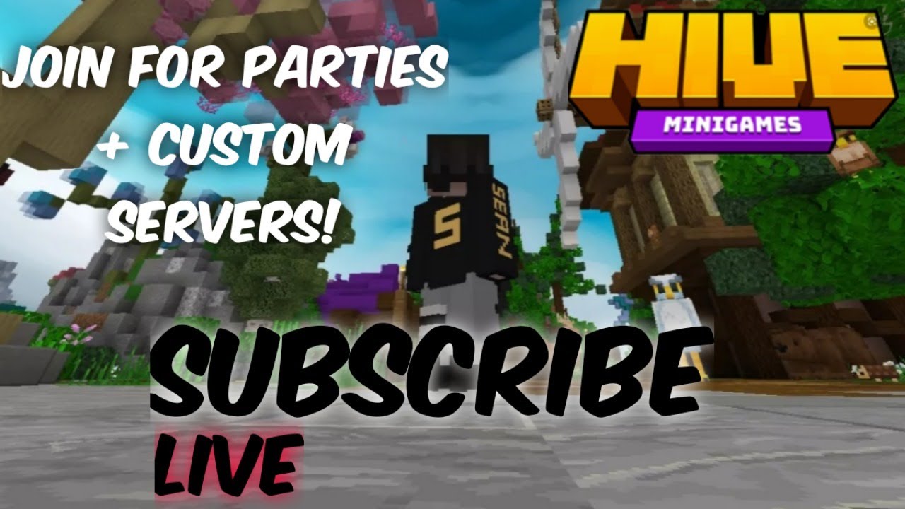 4.7k Subs?! Minecraft Hive With Viewers! LIVE! - YouTube