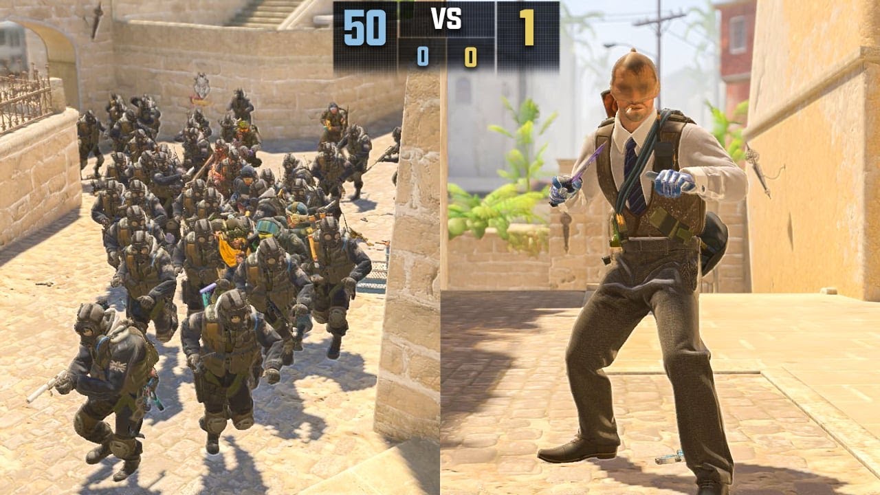 50 GRACZY z 1HP vs MRCEK na 10.000HP