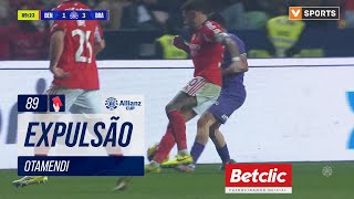 Benfica, Expulsão, Otamendi, 89M Benfica - Braga Taça Da Liga 2526 - Meias-Finais