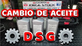 Cambio de aceite y filtro DSG  DQ250 6 velocidades automática doble embrague VAG