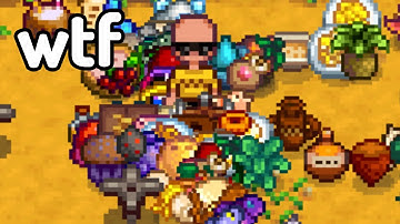 Stardew Valley But I Get A Random Item Every 5 Seconds