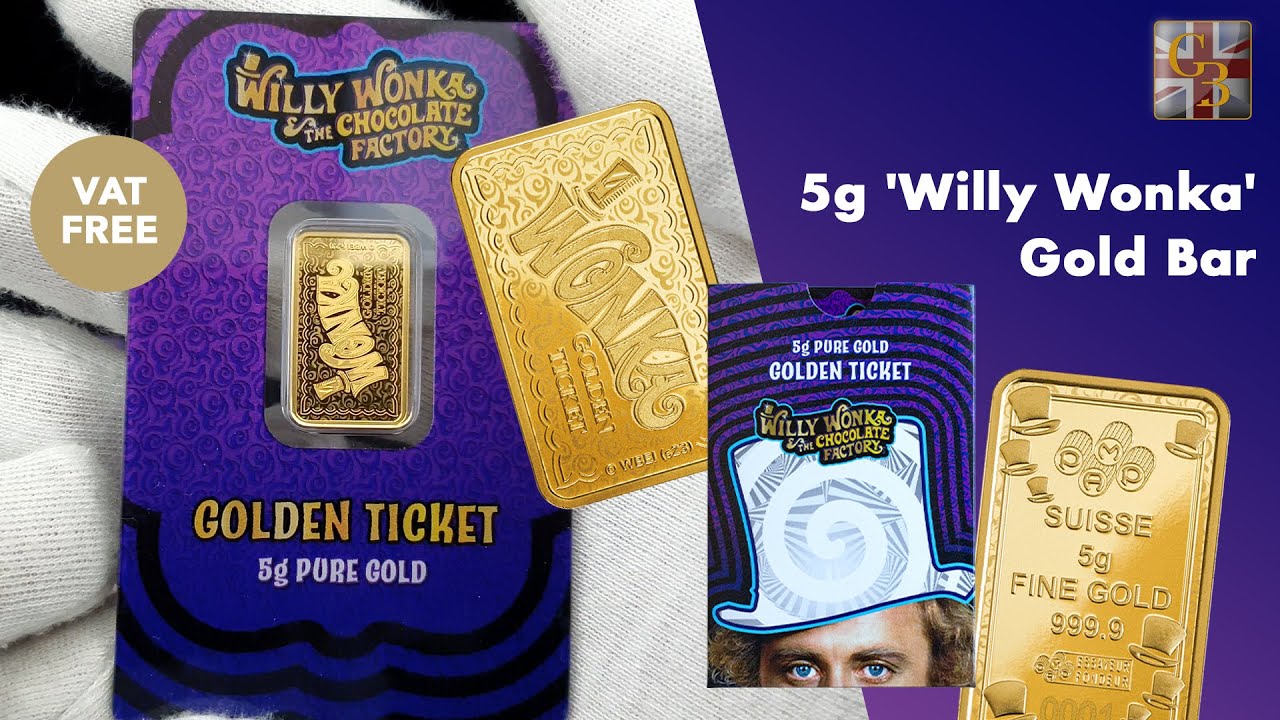 PAMP Suisse 5g Willy Wonka Gold Bar Overview