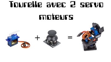 [FR]Tourelle arduino 2 servosmoteurs et un joystick