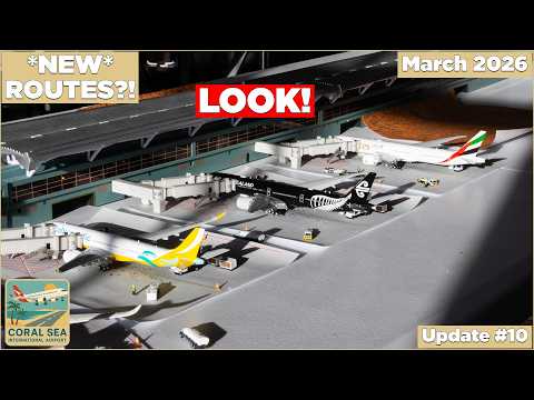 NEW* Models! | GeminiJets Coral Sea International Airport update