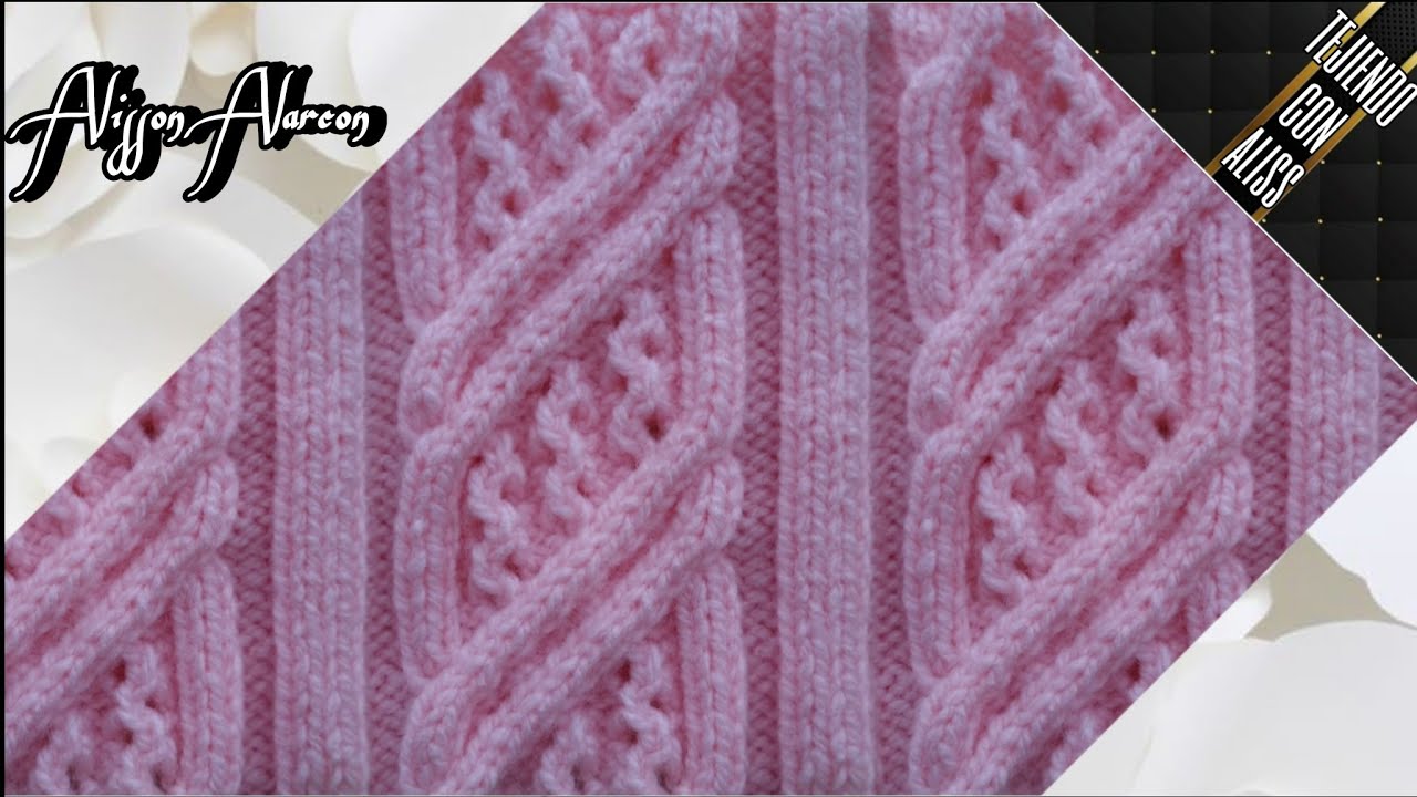 #582 - TEJIDO A DOS AGUJAS / knitting patterns / Alisson . A