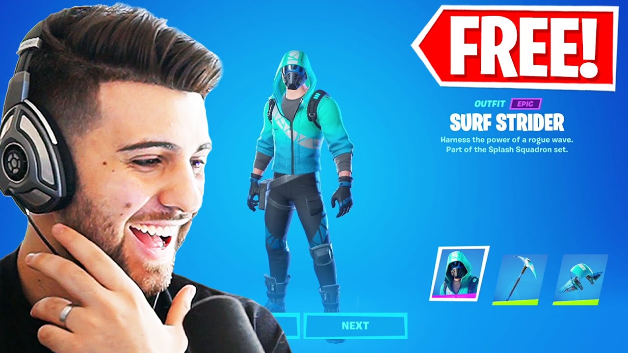 How To Unlock A FREE Fortnite Skin! (Surf Strider Intel Pack!)