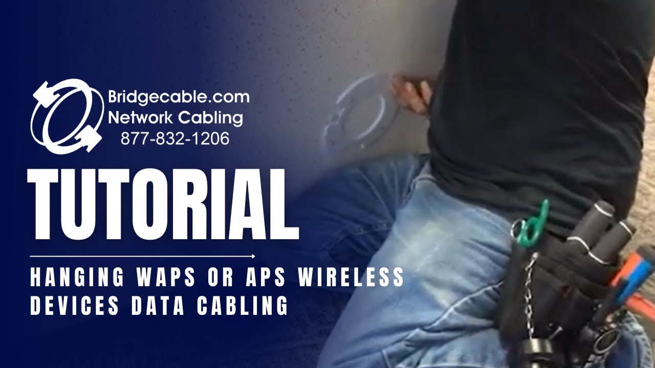 Hanging WAPs or APs Wireless Devices Data Cabling | Training for ...