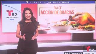 KVEA Noticiero Telemundo 52 al Mediodía inició 27 de Noviembre del 2025
