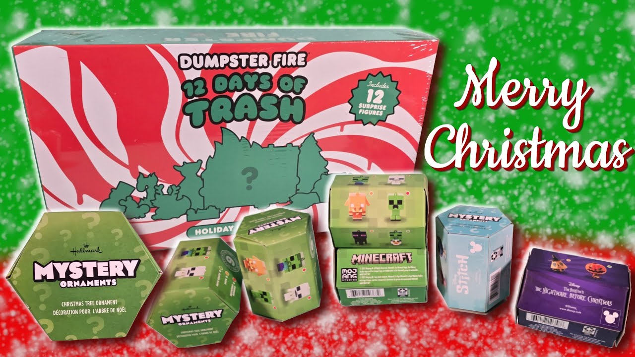 Адвент-календарь из мусора, оставшегося после пожара в мусорном контейнере | Случайные загадочные...