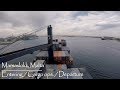 Freeport (Malta) - Entering/Cargo Ops/Departure [timelapse] Loading and Discharging containers