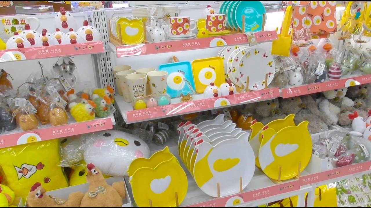 韓国のダイソーでお買い物٩ W و Youtube
