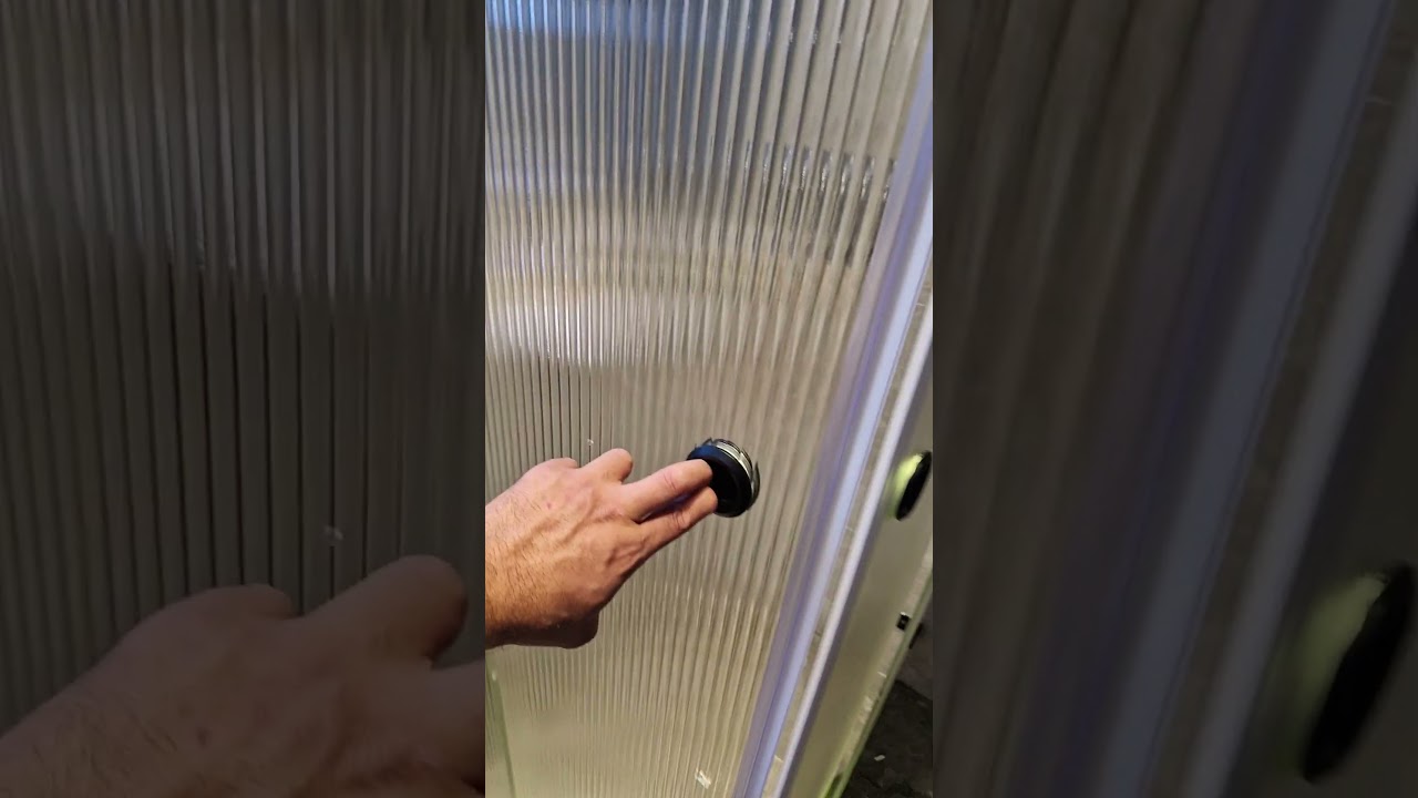 fluted glass shower screen two door slider frameless #bathdesign #interiordesign #home