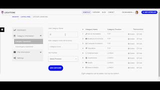 add category - Locations CMS