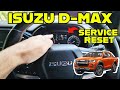 Isuzu D-max SERVICE LIGHT RESET - How To Reset NEW 2020+ ISUZU D-MAX  Service Warning