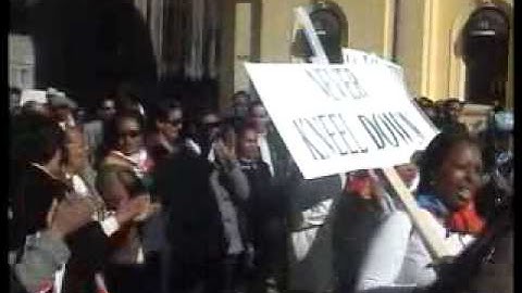 Demonstration by Eritreans in Norway