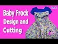 Baby frock design and cutting easy method  rukshana fashion