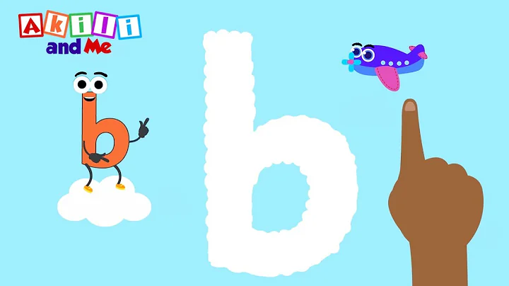 Bouncing Letter b! | Learn early literacy with Akili and Me African cartoons!