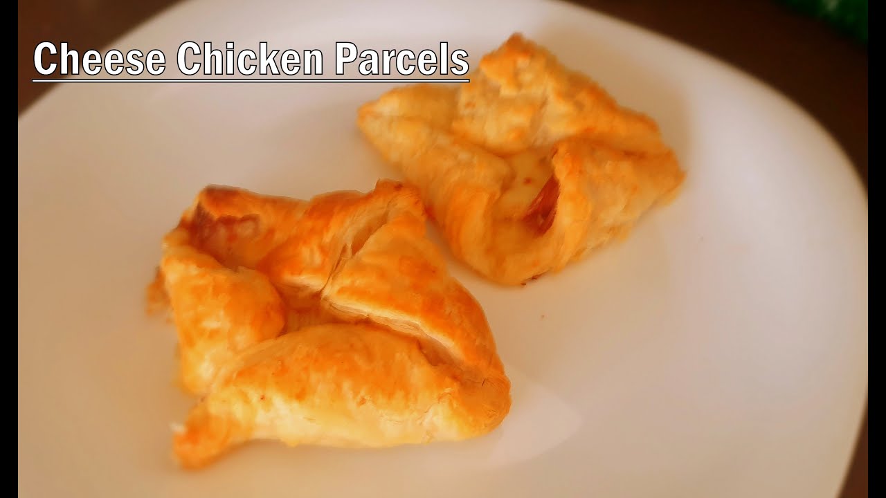 Chicken and cheese Parcels | Delicious Chicken Salami Puff Pastry Recipe |Chicken cheese parcels