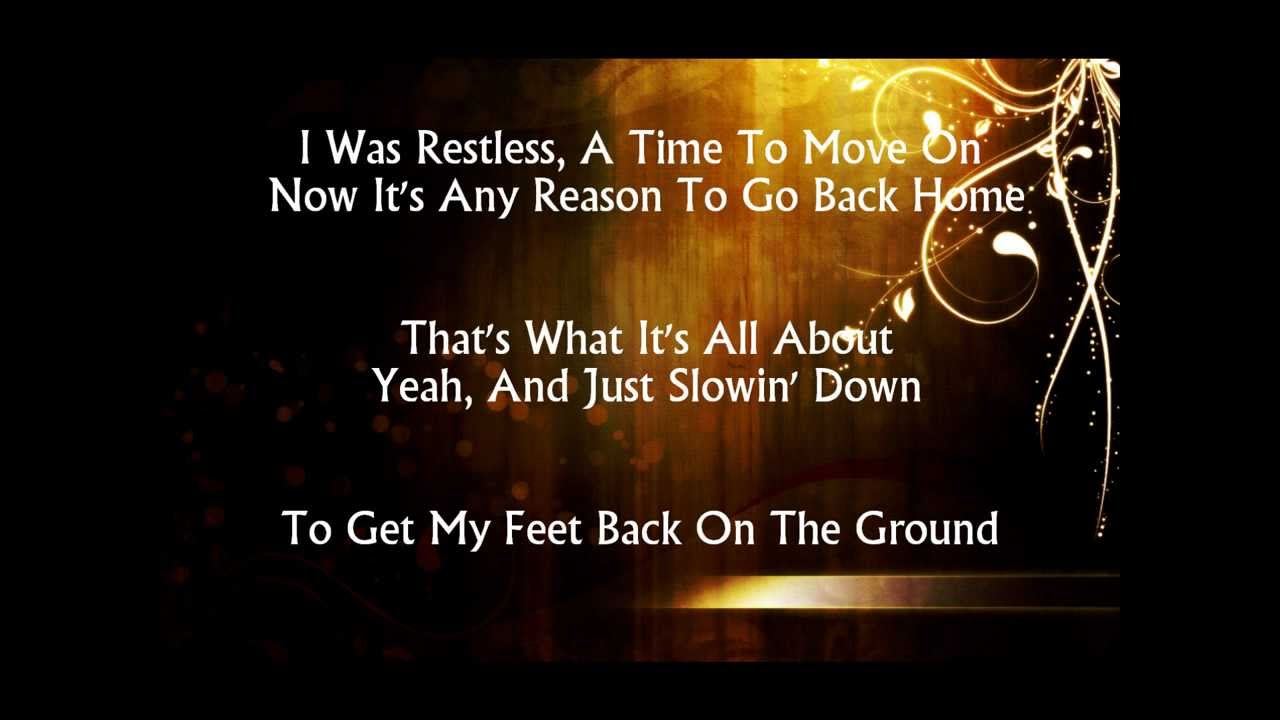Scotty McCreery Back on the Ground Lyrics YouTube