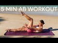 5 MIN AB WORKOUT || At-Home Pilates (No Equipment)