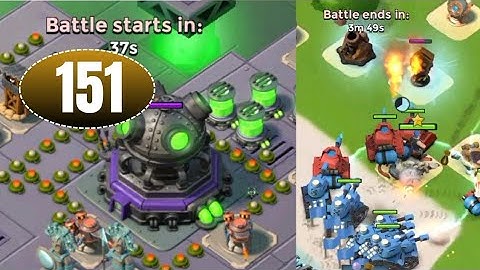 Boom Beach Gameplay walkthroug Mega crab Episode 151 ! Mega crab Episode 151 .