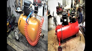DIY Quiet Air Compressors /  Making Air Silent Compressors in Two Different Тypes