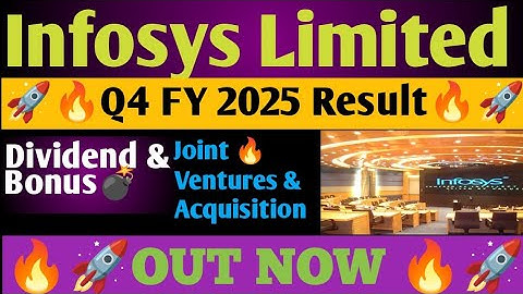 Infosys Ltd Q4FY2025 Latest Result Analysis||  Infosys Ltd  ShareUpdate#sharenews#Sharebonusupdate