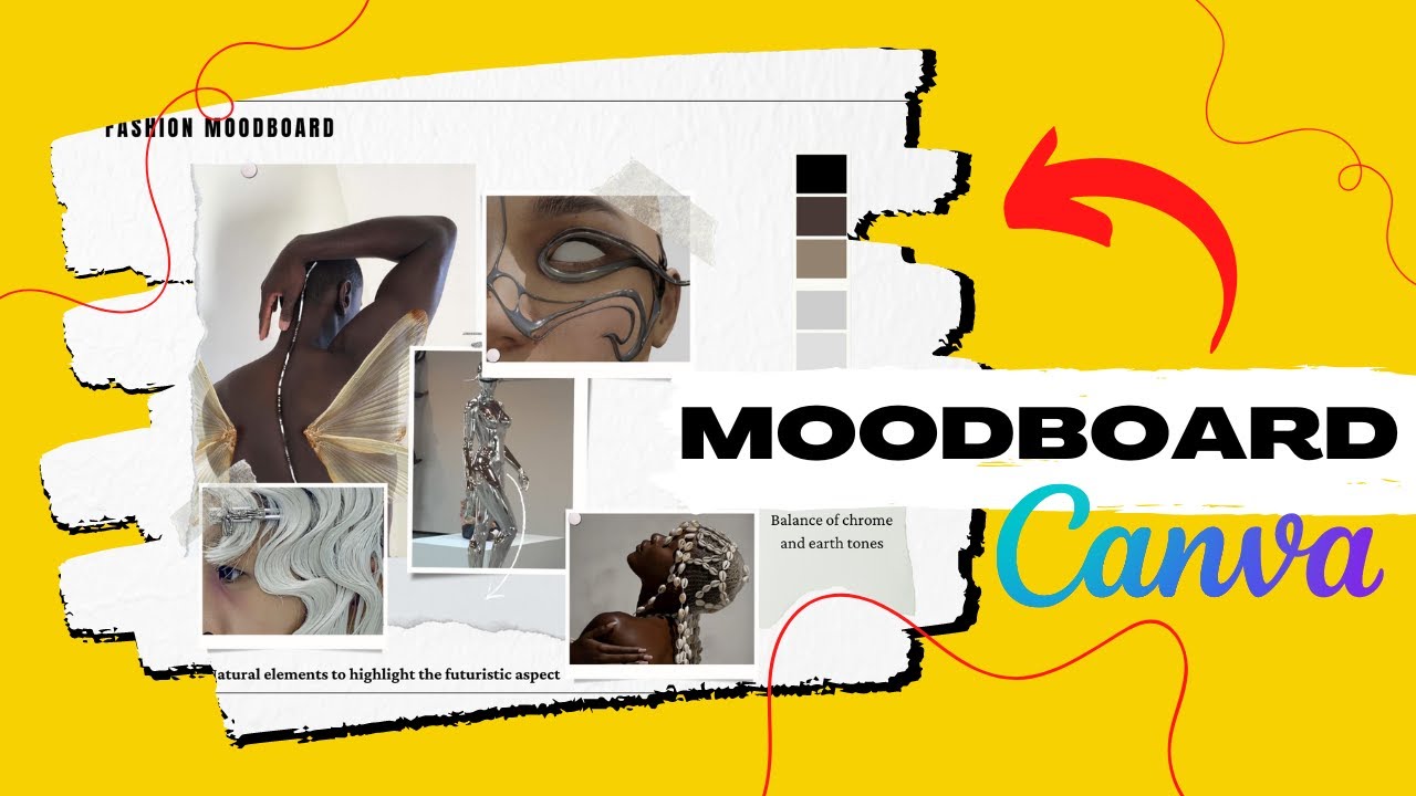 How to Create an Inspiring MOOD BOARD for Any Occasion Using Canva ...