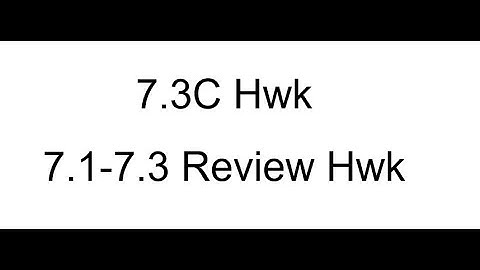 7.1-7.3 Review Homework