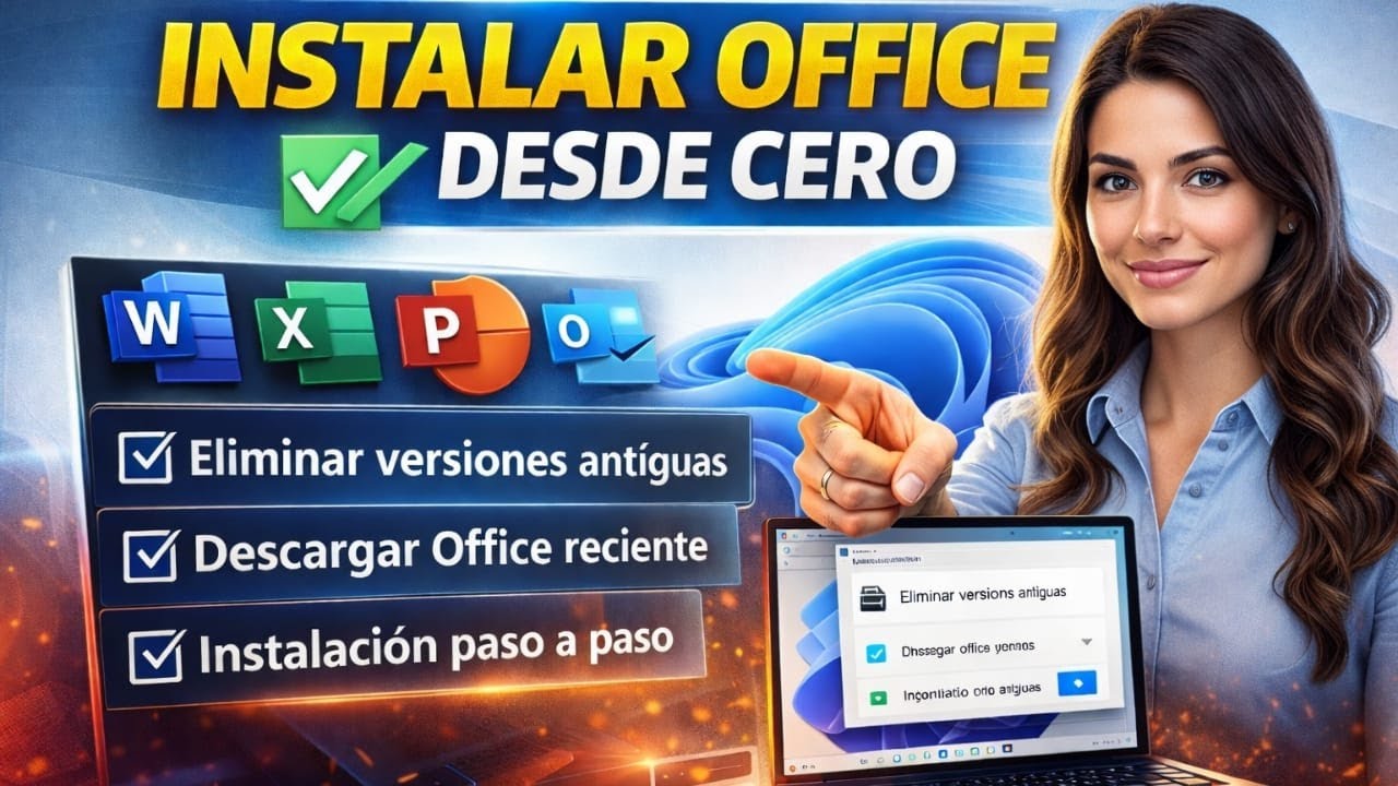 Cómo instalar Microsoft Office desde cero (eliminando versiones antiguas) | 2026