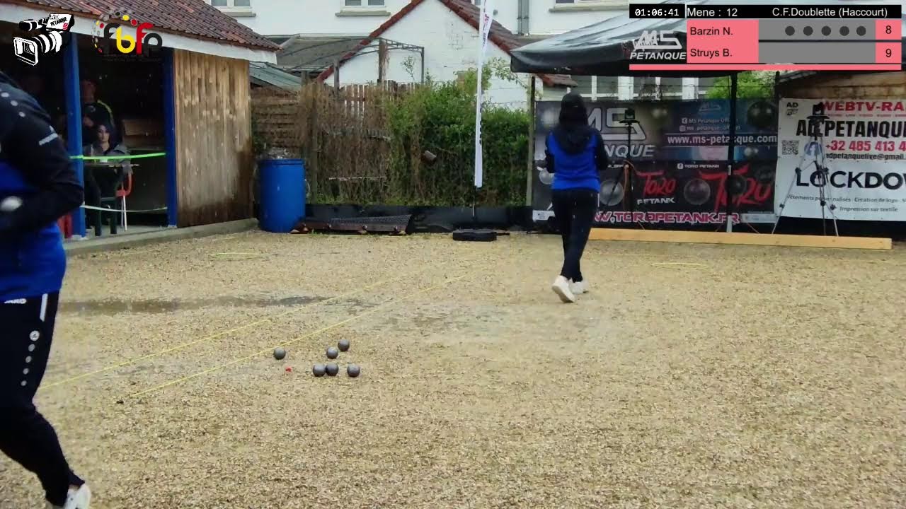 Miniature : Pétanque 2025 : Championnat Fédéral Doublette (Haccourt) - 1/32ème